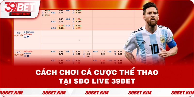 Cách Chơi Cá Cược Thể Thao Tại SBO Live 39Bet